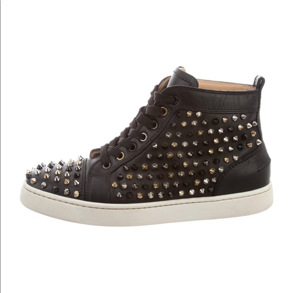 Christian Louboutin Shoes - Christian Louboutin Spiked High-Top Sneakers